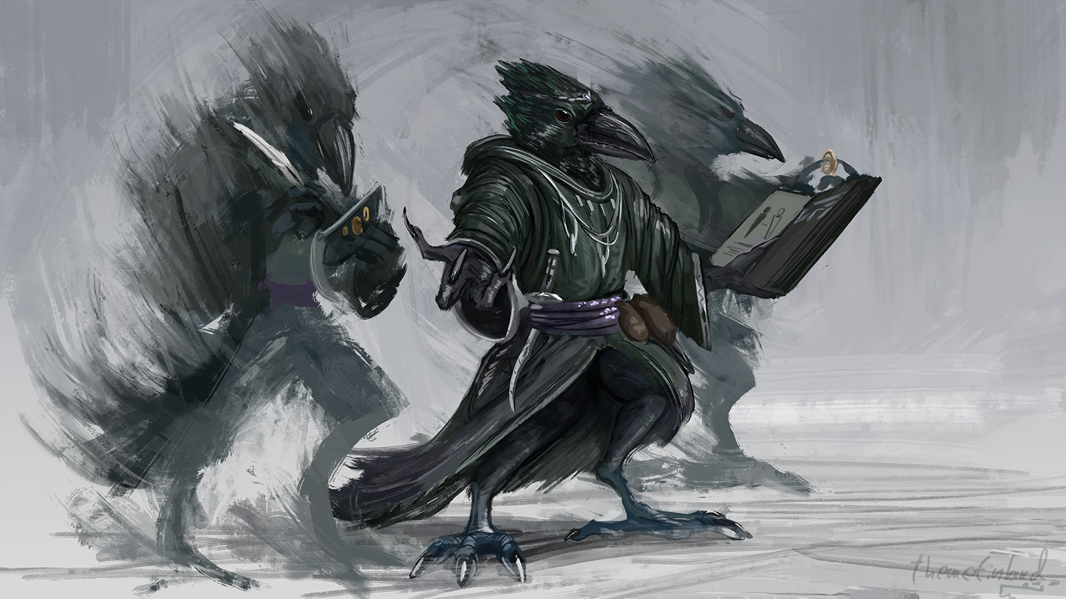 Kenku illusionist (commission)