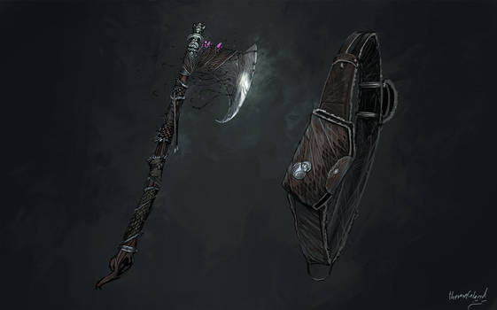 Nether nascent hewing axe