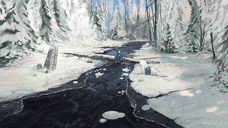 Winter river