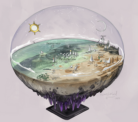 Million isles and the coastline terrarium map