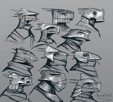Helmets for long faces