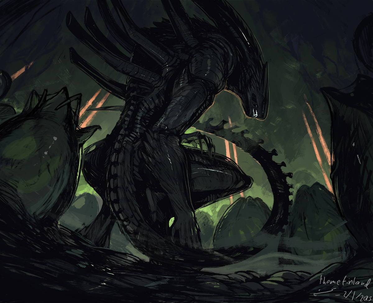 Werewolf xenomorph lair
