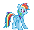 Rainbow Dash Pixel Art