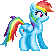 Rainbow Dash Test Sprite