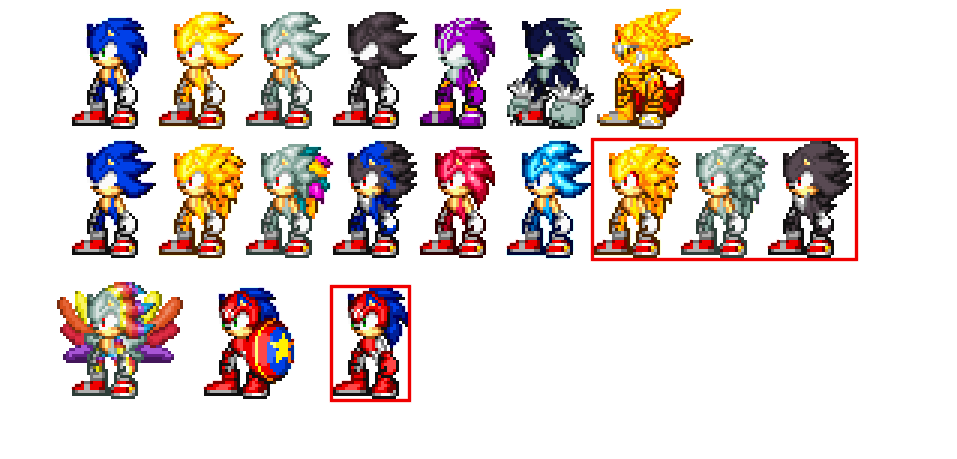 Colors Live - Generations of Sonic Sprites by SuperSonic Fan