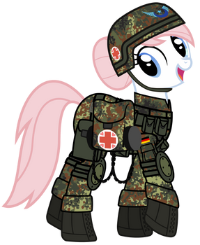 Nurse Redheart is ready for battle!