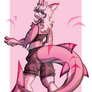 my latest free comm! shark fursona!