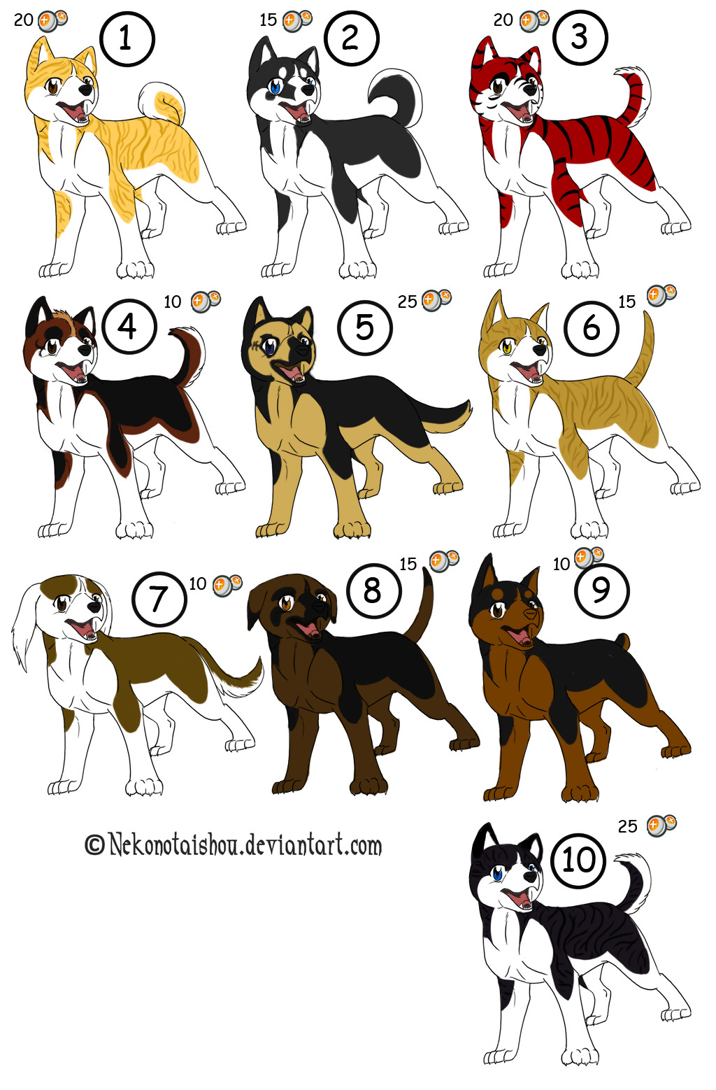 ginga dogs adoptables