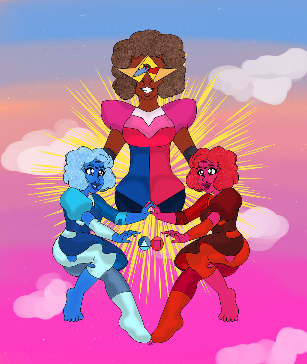 Su: Garnet And Herself by Bonibatart on DeviantArt