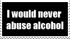 Alcohol Abuse Stamp by KitWolfren