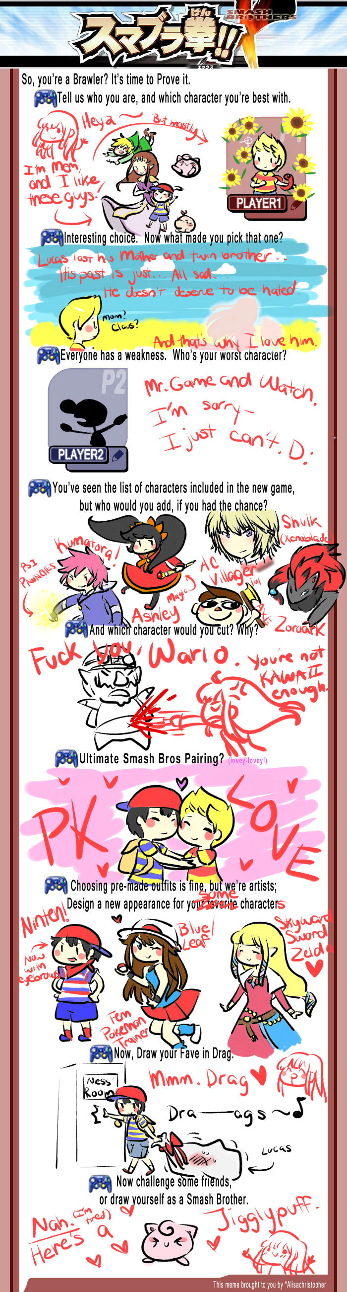 Smash Bros Brawl Meme by ~MemoriiMakiko