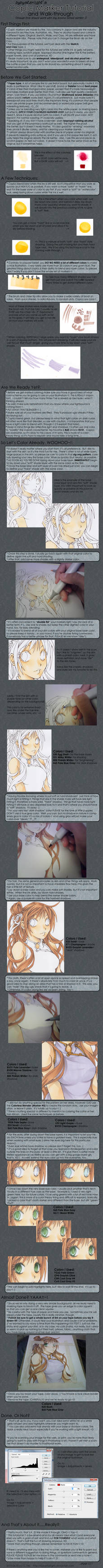 Copic Tutorial and Walkthrough by bybystarlight