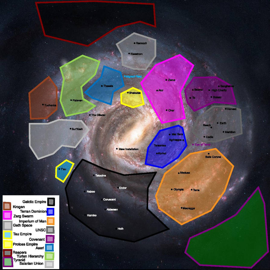 Galaxy Map by Gibl0126 on DeviantArt