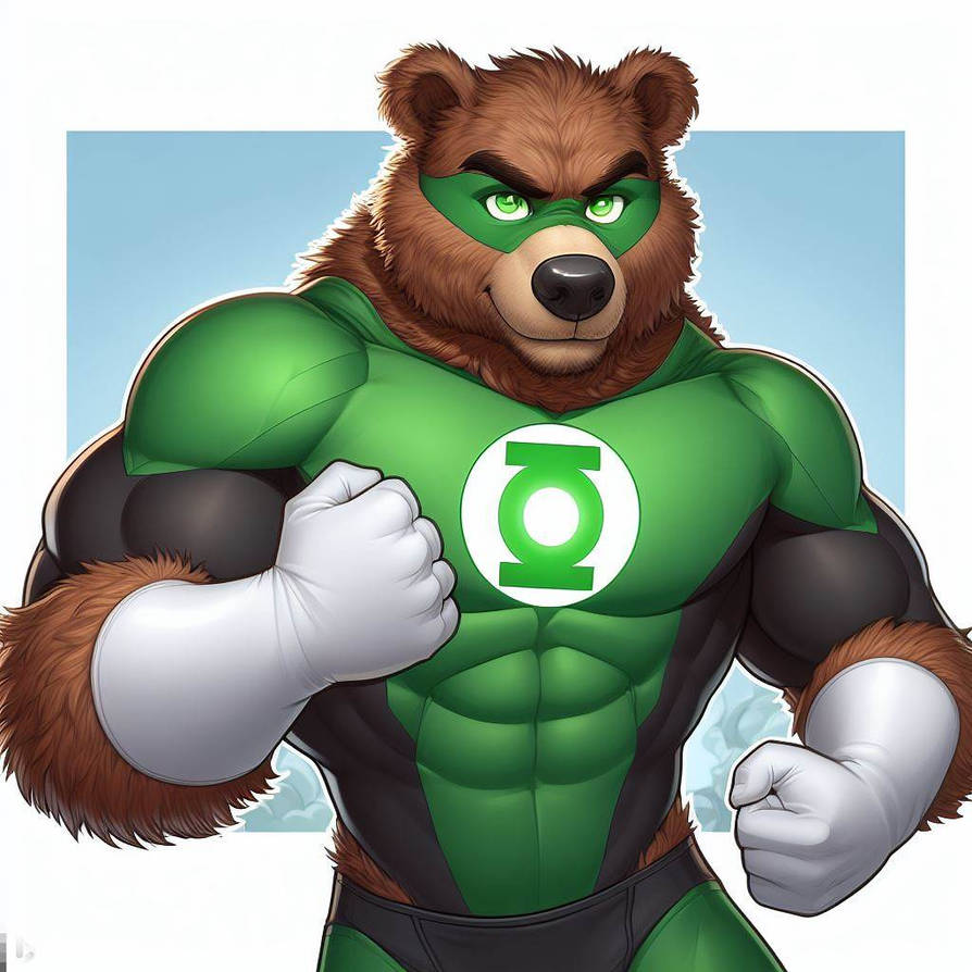 Green Bear 2 by MaxySuperhero on DeviantArt