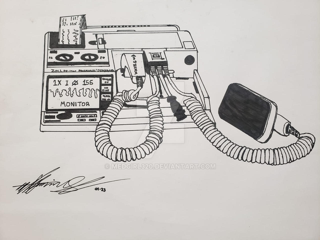 1993 Zoll PD-1400 Pacemaker/Defibrillator by MedGirl320 on DeviantArt