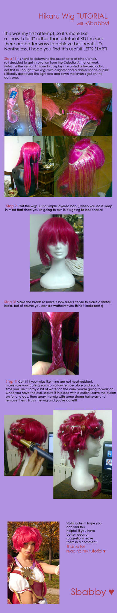 Hikaru Shido Wig -  TUTORIAL