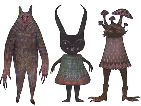 Werecreature, Earwig Girl and the Lurker