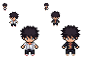 Kamijou Touma Overworld Sprites