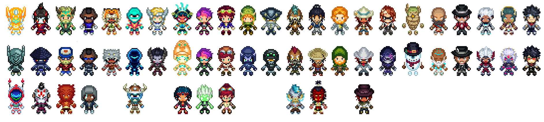 Brawlhalla Overworld Sprites