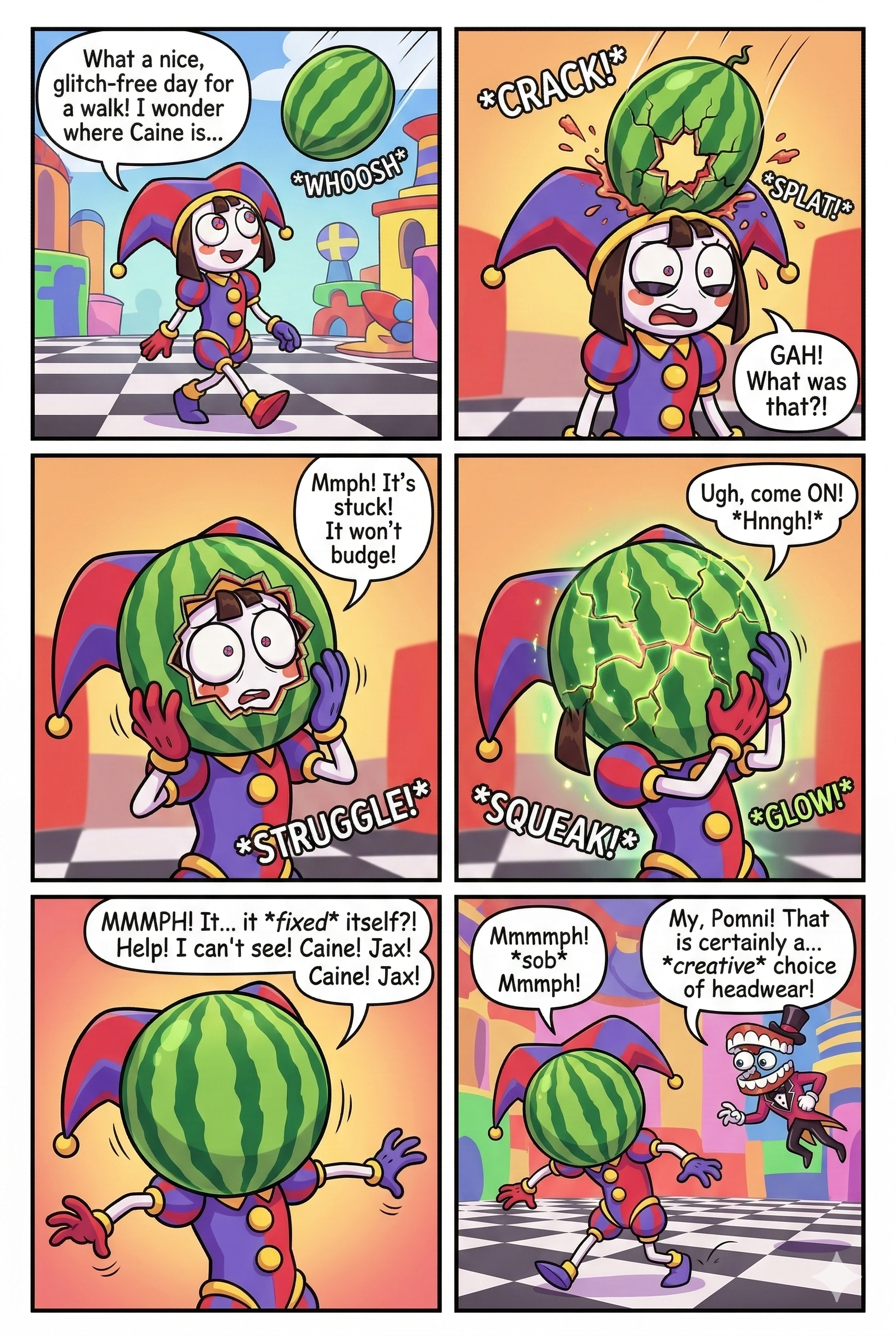 Pomni s Head Stuck Inside A Watermelon By Ailuffy89 On DeviantArt pomni-s-head-stuck-inside-a-watermelon-by-ailuffy89-on-deviantart