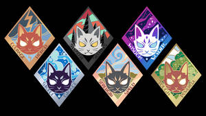 Warrior Cats Clans enamel pin preorders