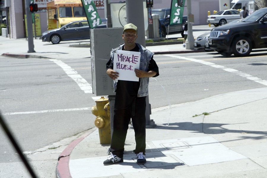 So I was Riding along Beverly and