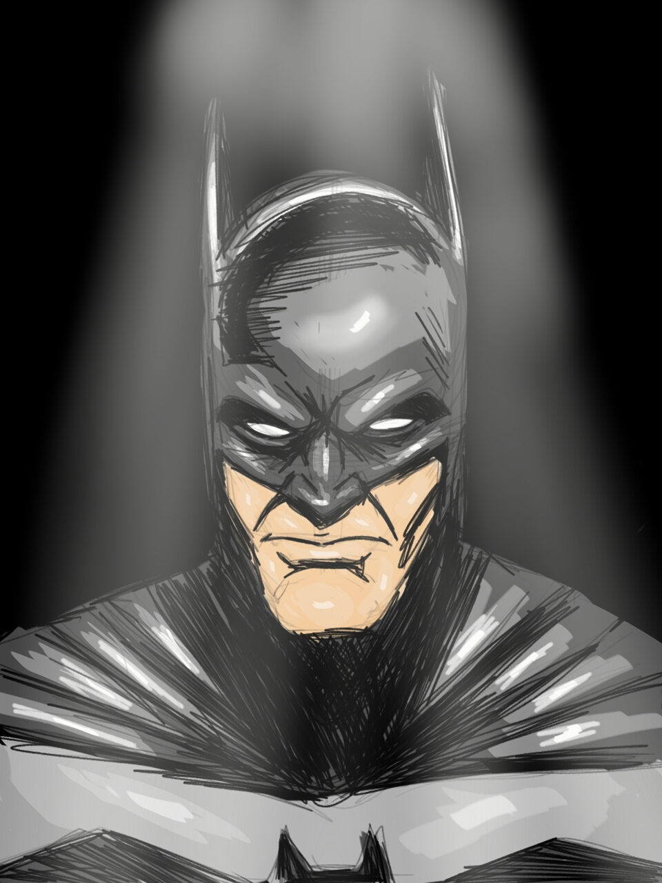 Bedtime sketch: Batman