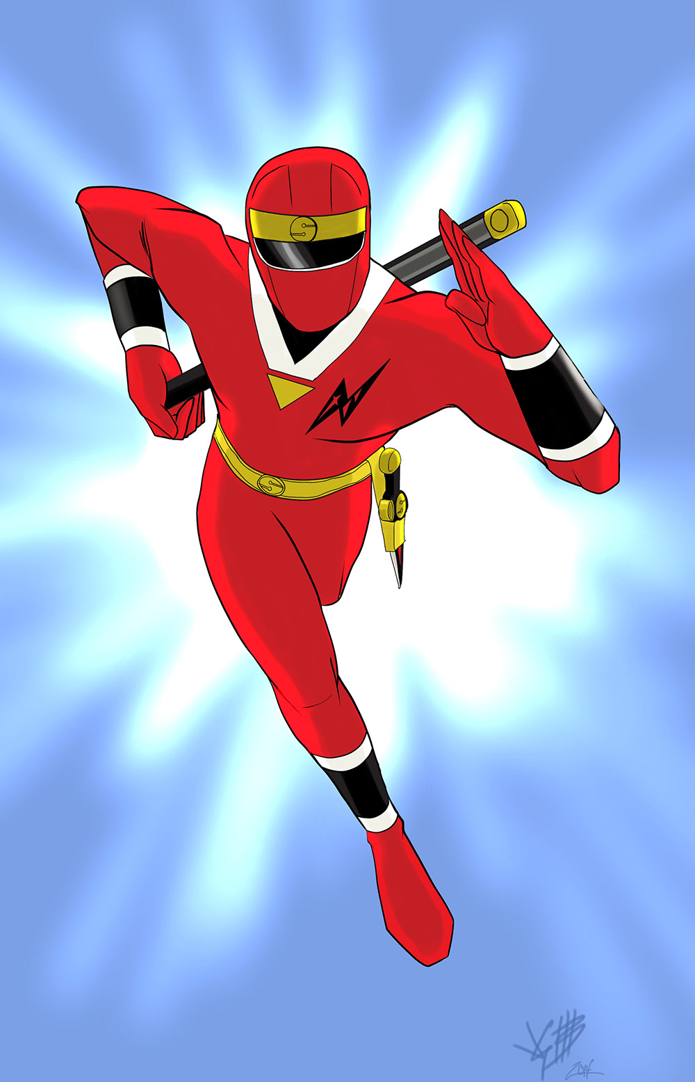 Kacharu Rager Red Kakuranger by monkeygeek on DeviantArt