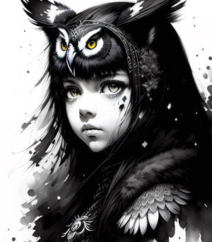 Tribal Owl princess