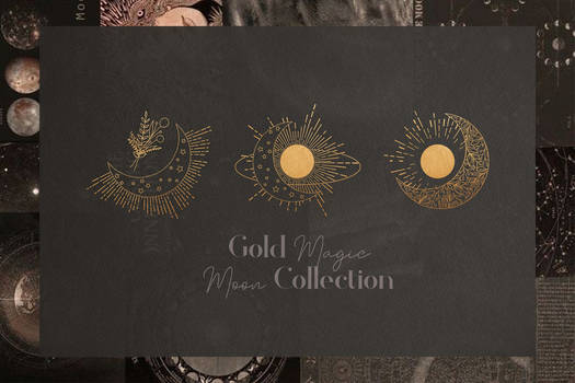 Gold Magic Moon Collection