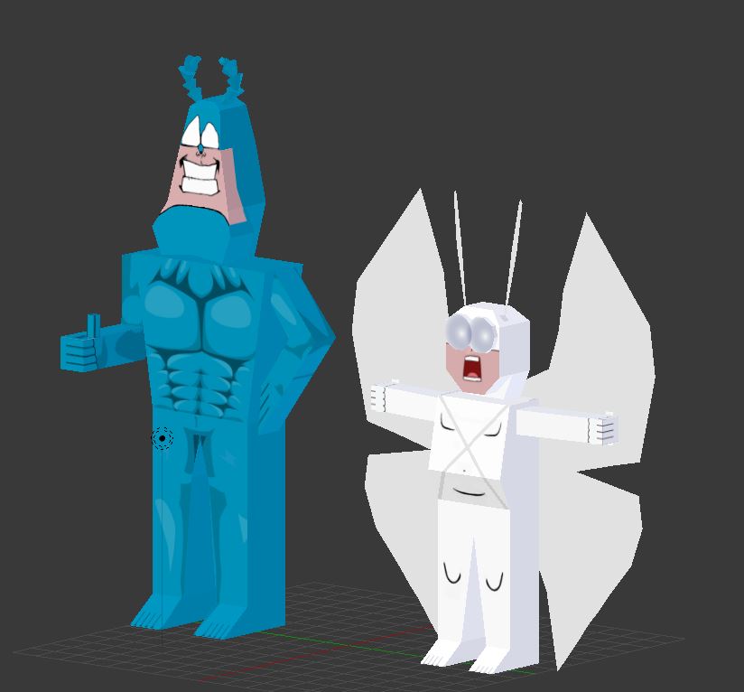 The Tick and Arthur by Allmightybutton on DeviantArt