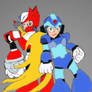 Megaman X and Zero