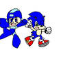 Megaman and Sonic