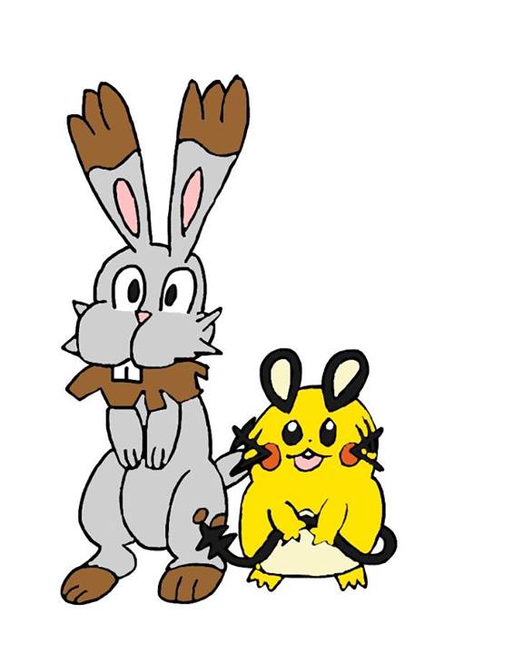 Bunnelby and Dedenne