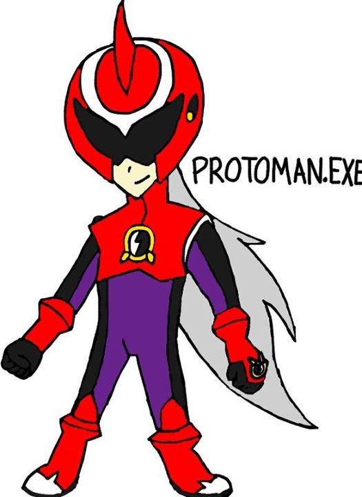 Protoman.EXE by tanlisette on DeviantArt