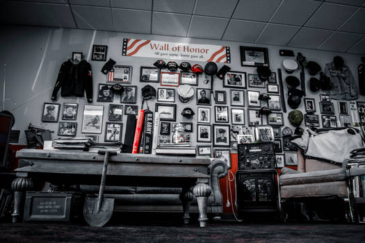 Vicki's Barbershop - Wall of Honor