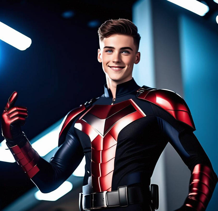 Red Superhero 5 by Learubb on DeviantArt