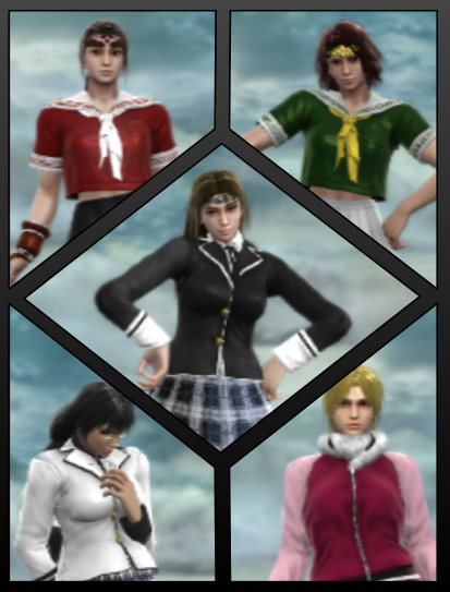 Blazing Dragon School Girls