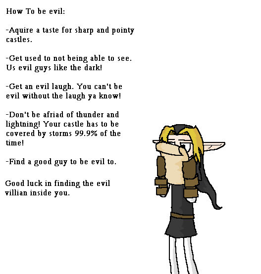 How To Be Evil By Fyrelinx On Deviantart