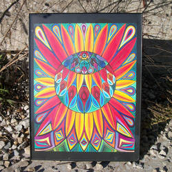 Wild Child Sunflower // Original Art for Sale