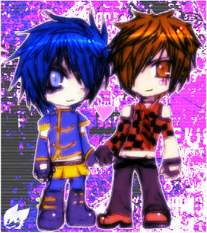 J-Rock L and Light Chibis