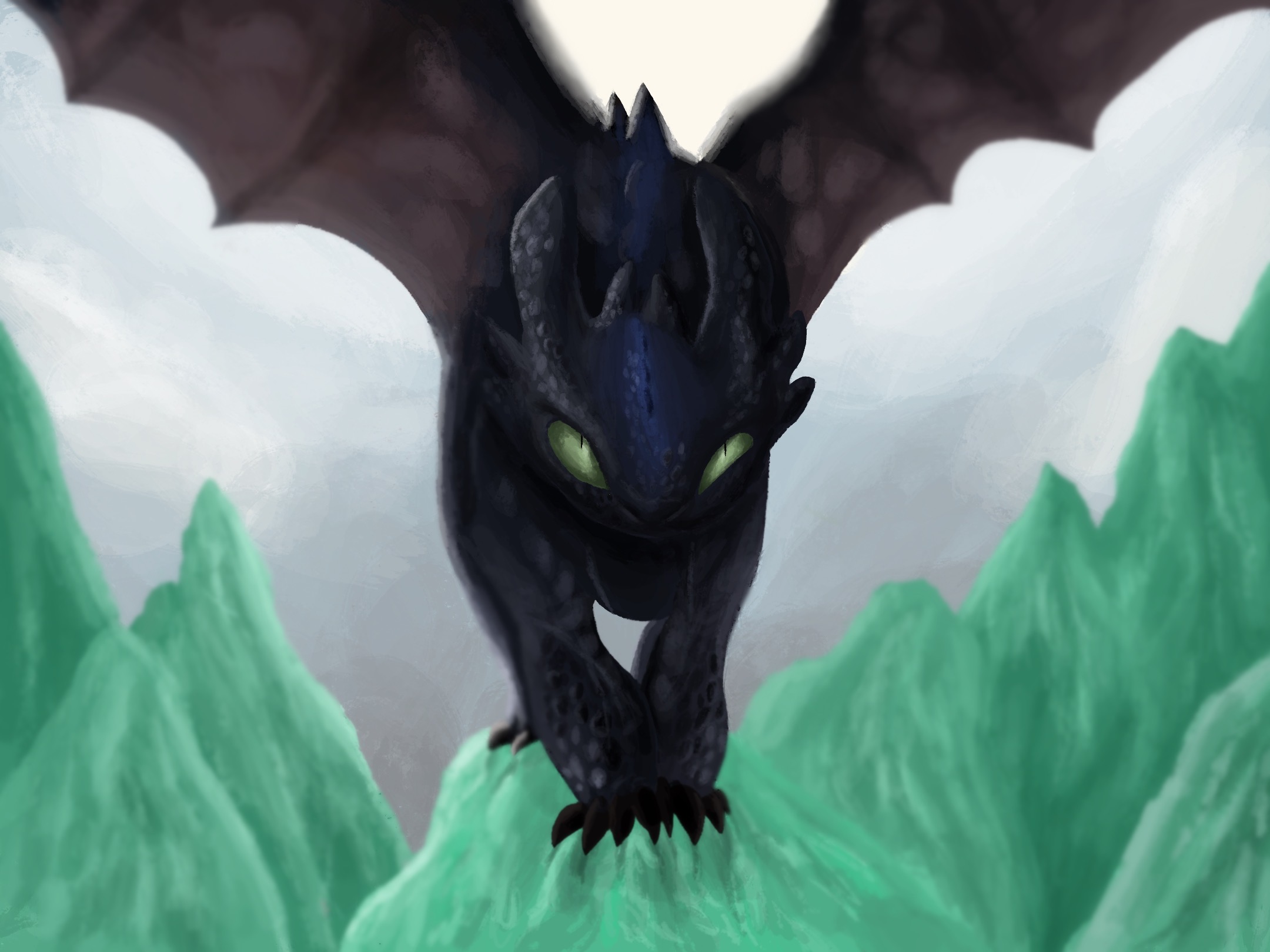 Alpha Toothless by lightninngdarknn on DeviantArt