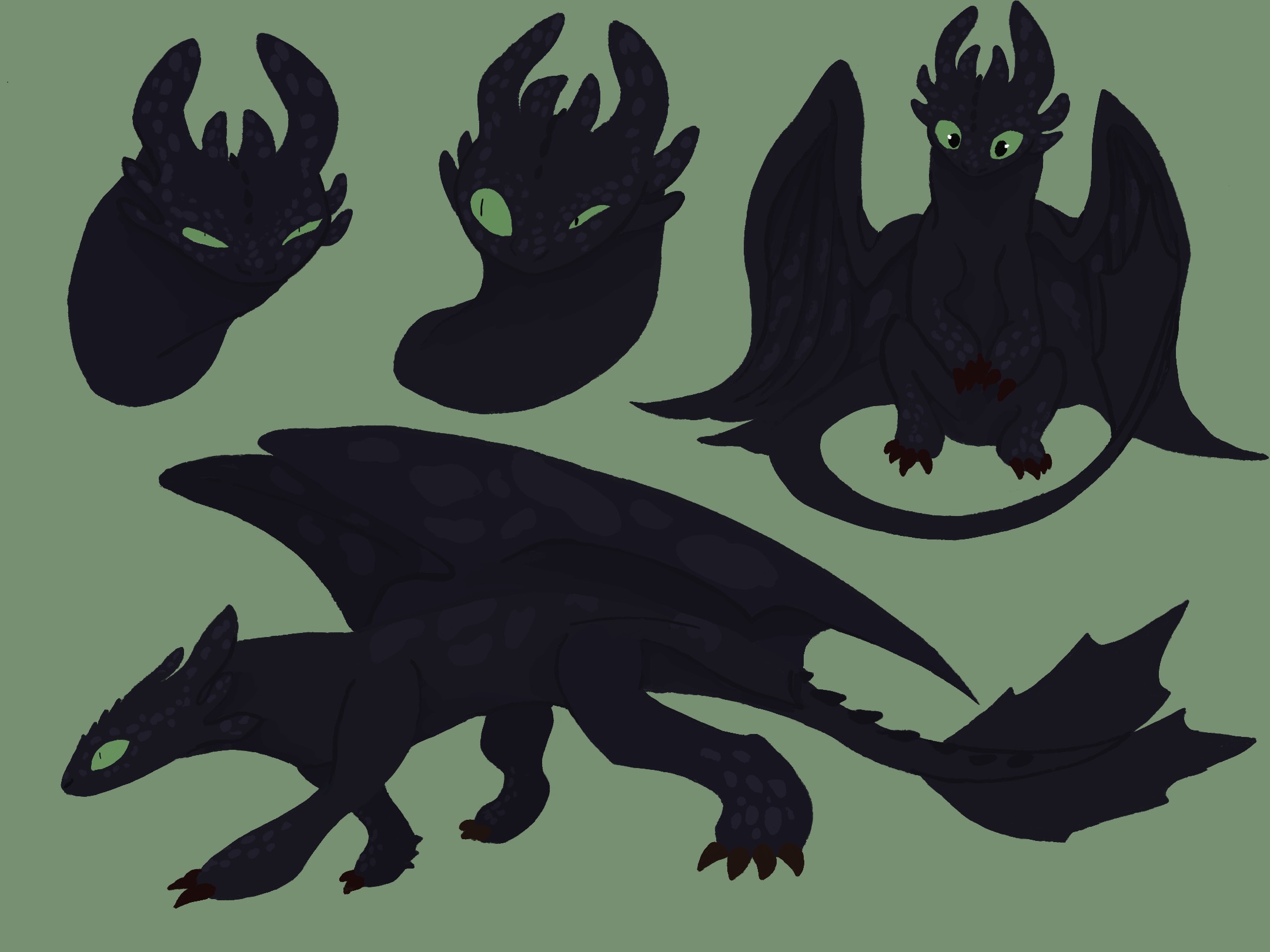 Toothless doodle page by lightninngdarknn on DeviantArt