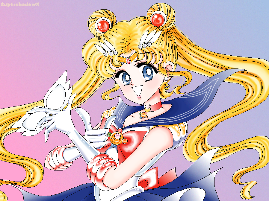 Sailor Moon Manga Drawing by SuperShadowX on DeviantArt