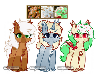 Christmas Cookies - OPEN MLP ADOPT AUCTION by TrollsNGoblyns