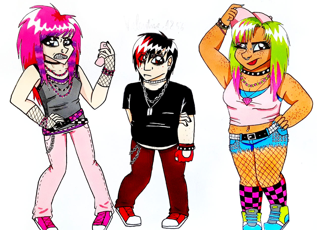 Anonymous Emo Emo Kids part 1 by NeokandisHardcoreArt on DeviantArt