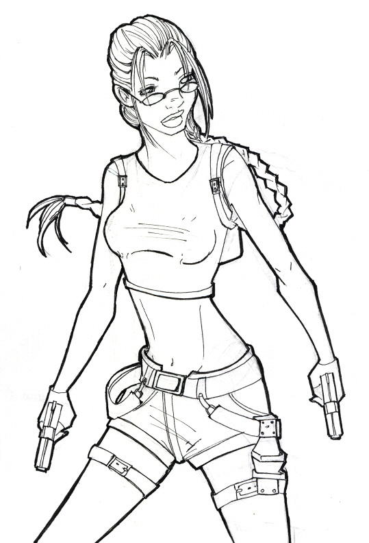 lara doodle inked