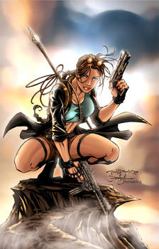 Parks Lara Croft colored