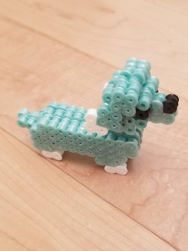 3D perler bead dog by Teddie3378 on DeviantArt 3D perler bead dog by Teddie3378 on DeviantArt