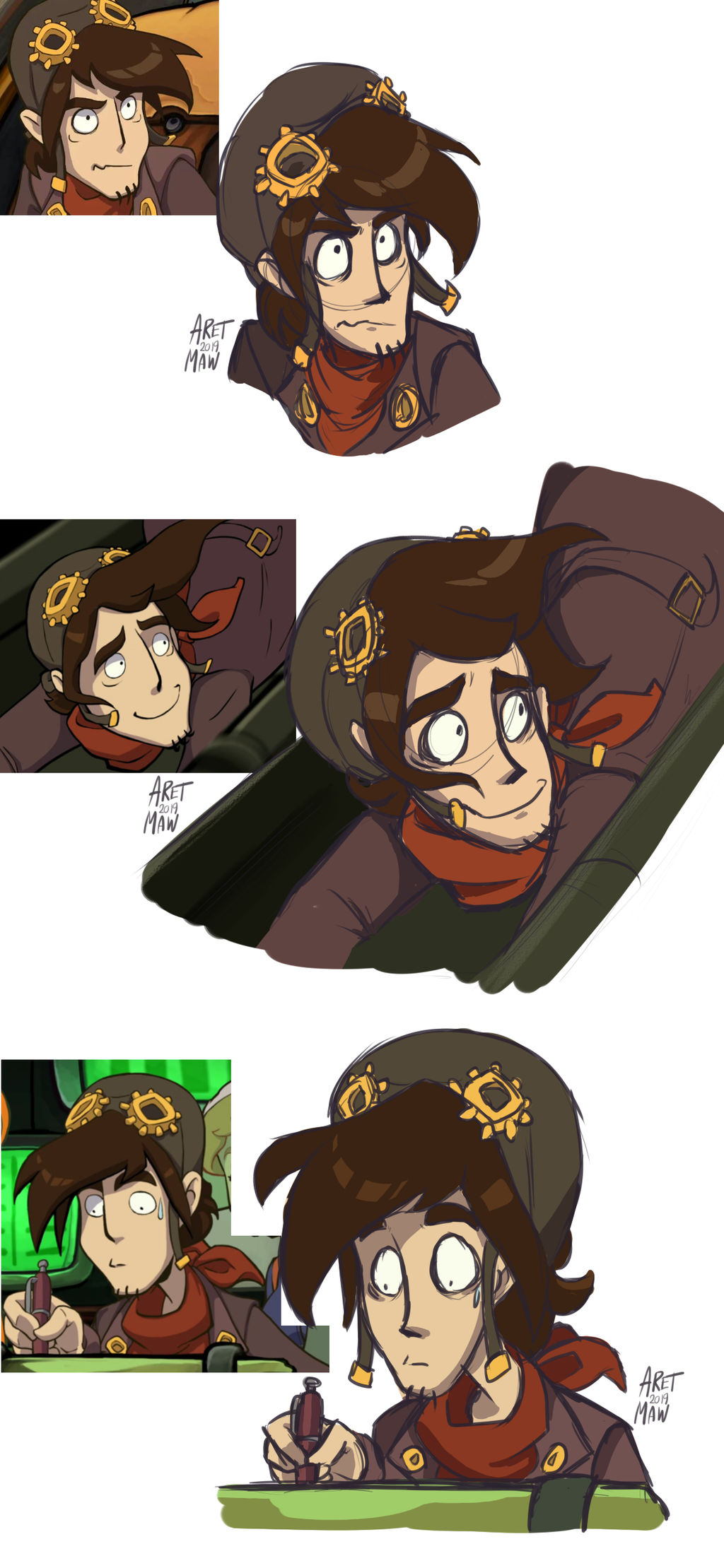 Doofus Rufus Deponia: Rufus the Doofus Redraws by AretMaw on DeviantArt